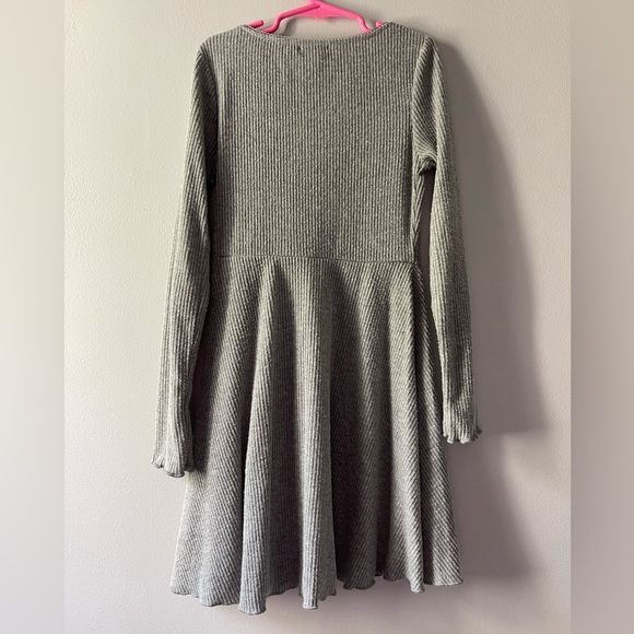 Art Class Girls Gray Long Sleeve Dress - Picture 2 of 9